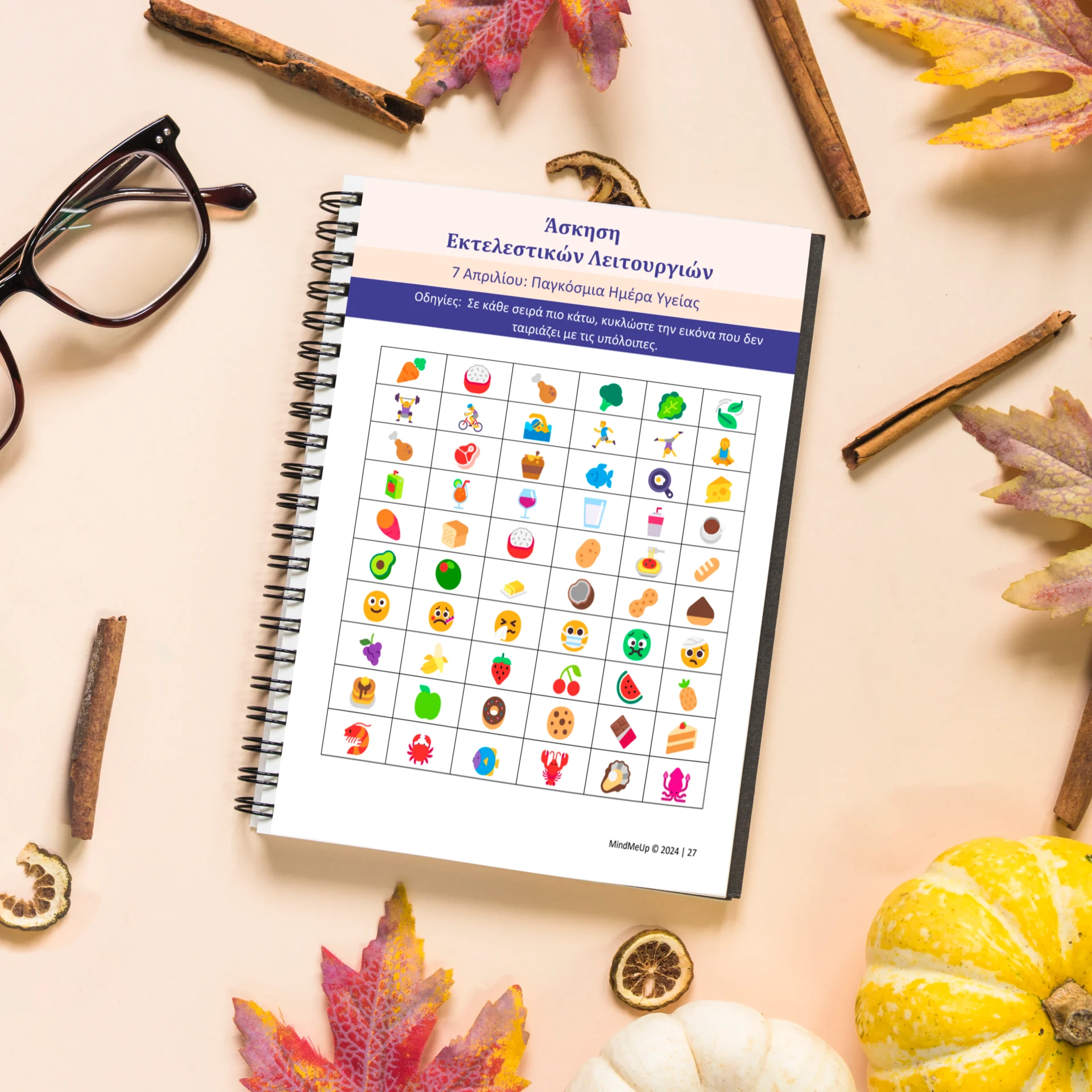 Cognitive Exercise Booklet (Printed) - Advanced level