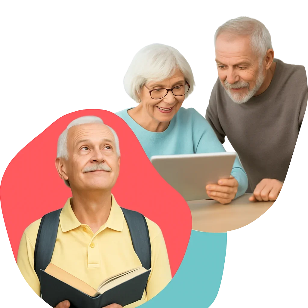 happy-elderly-learners-with-books-and-tablets-in-modern-setting